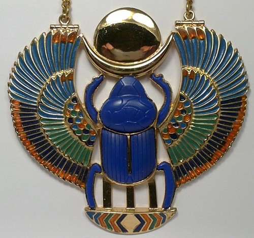 Egyptian revival scarab - revival,
