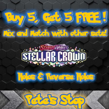 Pokemon Cards - Scarlet & Violet -  Stellar Crown  - Holos & Reverse Holos