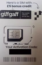 Giffgaff UK GB +44 SIM Card 3