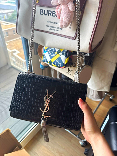 Saint laurent black - saint, croc
