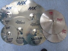  Sabian and Paiste quality cymbals