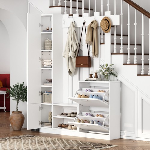 White hallway coat - white,
