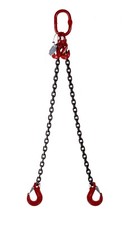 1mtr x 2 leg 7mm Lifting Chain Sling 2.12 tonne with Shortners 