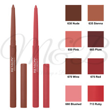 REVLON ColorStay 8Hr Long Lasting Bold Lip Liner with Sharpener *ALL SHADES* NEW