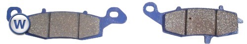 Brake disc pads front - disc, l/h