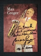 16979 Max Greger Autograph