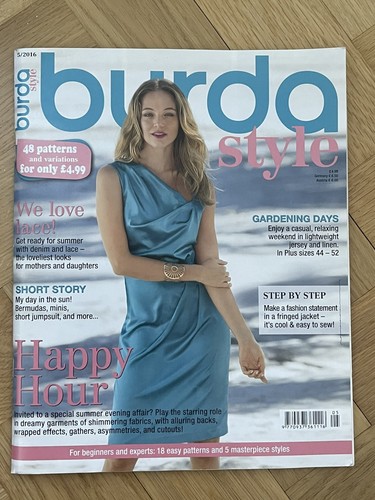 Burda magazine may 2016 sewing - magazine,