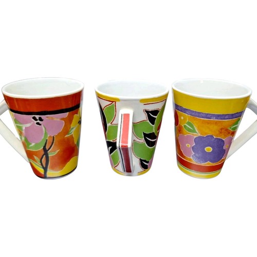 Ashdale pottery mugs three - mugs, x3.