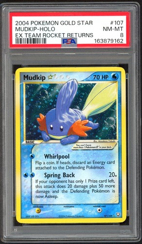 Pokemon card psa 8 - 8, mudkip