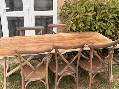 Large wooden garden - wooden, garden/dining