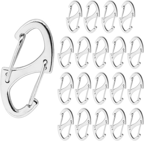 20pcs dual carabiner clips - 20pcs,