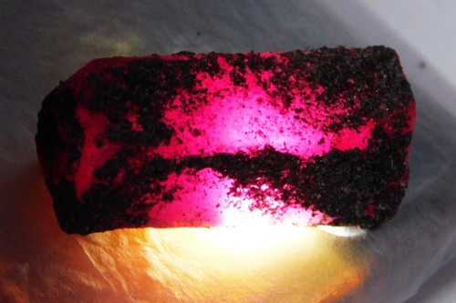 118 natural red ruby rough - natural,