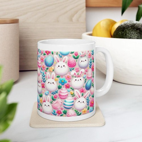 Easter bunny mug cute - easter, gift