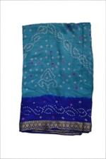 FNC Vintage Aqua Indian Saree