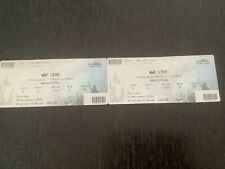 WWE Live ticket stubs 2014