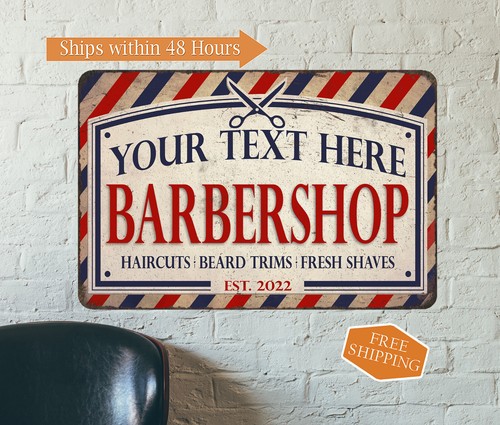 Personalized name barber shop - barber,
