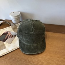 Corduroy Baseball Cap Vintage Adjustable Dad Hat Unisex Casual Streetwear