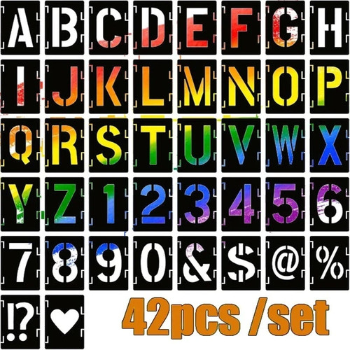 5inch letter stencils - 2/3/4/5inch,
