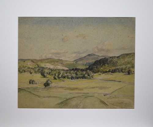 Wharfedale watercolour by - watercolour,
