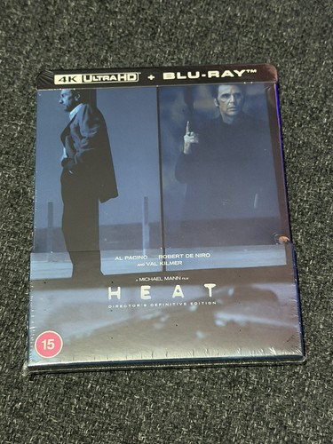 Heat 3 disc steelbook - 4k,