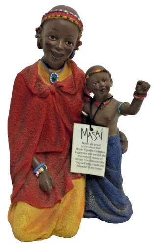Masai figurines mother - masai,