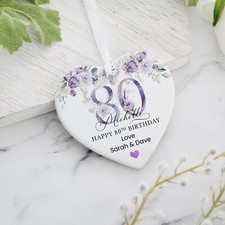 Personalised Happy 80th