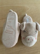 Girls Pink Pig Slippers Size 30-31 ZARA HOME Kids Collection