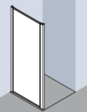 KERMI CADA 800mm SHOWER SIDE