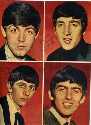 The beatles signed colour - signed,