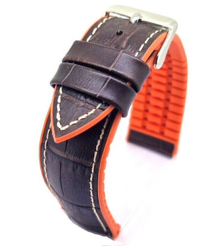 Watch strap 22mm rubber - watch,
