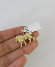 10k Roaring Lion Charm Pendant