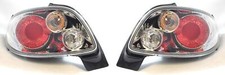 Rear Tail Lights Lamp Chrome Back For Peugeot 206 CC Cabrio 2000-2003