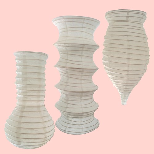 Japanese white paper - white, lantern