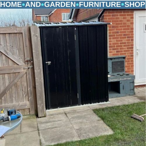 1ft metal storage shed - 3.1ft,
