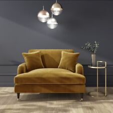Loveseat Sofa Velvet Couch 2
