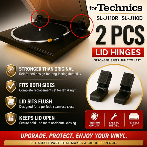 Hinges for technics lid - technics, cover