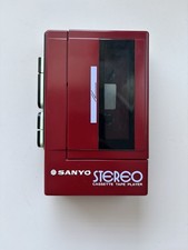 Red Sanyo Cassette Walkman