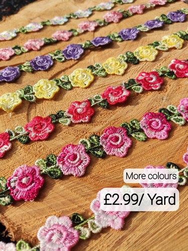 Floral lace trim the yard - the,