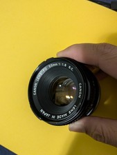 Canon FD 50mm f/1.8 S.S.C Lens