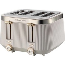 Russell Hobbs 26771 Bronte 4 Slice Toaster - Stone