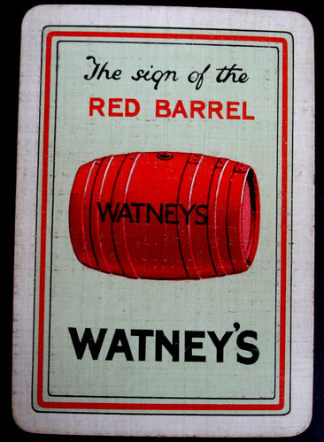 Single brewery playing card - brewery,