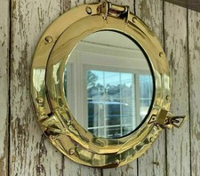 Nautical Brass Porthole Mirror