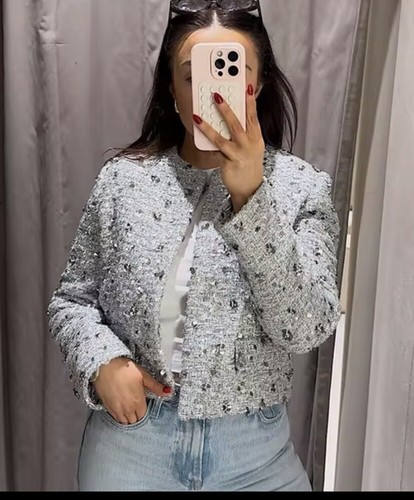 Zara collection sequin - zara,