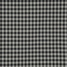 Gingham Check Duck Egg & Black