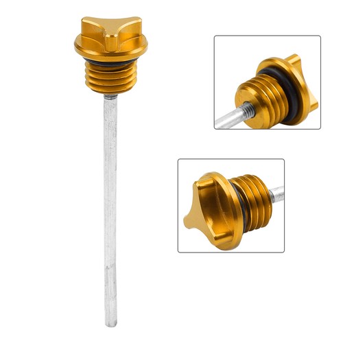 Cnc engine oil dipstick - engine, gold
