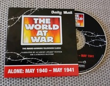 The World at War; Alone May 1940 - May 1941 Daily Mail Promo DVD-NEW