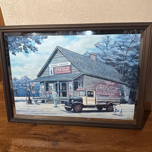 Coca cola vintage pub mirror - vintage,