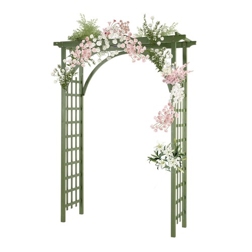 Wooden arbor arches 7ft - wooden,