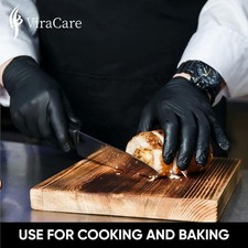 Black Disposable Gloves | Vinyl Gloves Disposable | Latex free Gloves| Powder