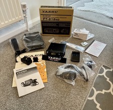 Yaesu Ft 818nd Bundle HF VHF UHF TRANSCEIVER BOXED, 2m 70cm Amateur Radio 